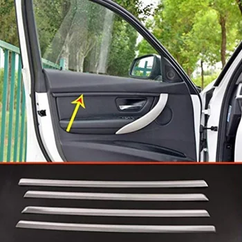 Auto Styling Panel Dverí Dekorácie, Nálepky Výbava Doorknob Kryty pre BMW 3/4 Serises F30 F32 F34 2017-19 Interiérové Doplnky