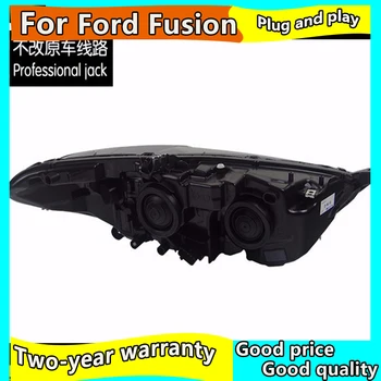 Auto Styling pre Ford Mondeo Fusion Svetlomety 2013-2016 DRL Objektív Dvojitý Lúč pre Mustang LED Reflektor HID Xenon bi xenon šošovky