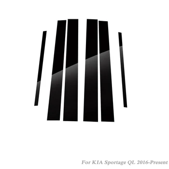 Auto-styling Pre KIA Sportage SL QL 2010-Súčasnosť Auto Okno Centrum Pilier Nálepky Výbava Vonkajšia Výzdoba Filmy Auto Príslušenstvo