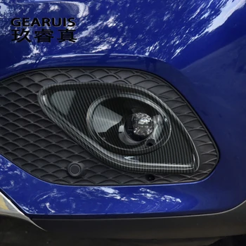 Auto Styling Uhlíkových vlákien Hlavy Predné Hmlové Svetlo Lampy Zahŕňa Príslušenstvo Pre Mercedes Benz GLA Triedy H247 2020 Samolepky a nálepky