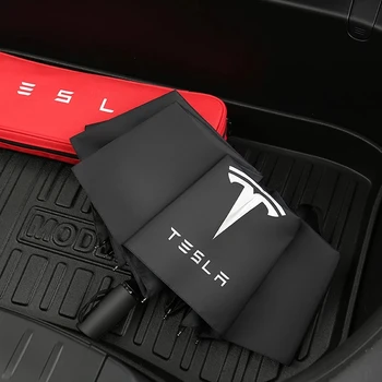 Auto Styling Vrstva Skladací Plne Automatický Dáždnik Vetru Automatické Slnečník Pre Tesla Model 3 Model X S Príslušenstvo