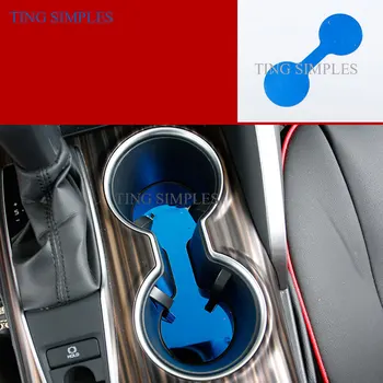 Auto Tabuli Dekoratívny Kryt pre Toyota Camry 2018 2019 2020 Modrá Nerezová Oceľ Materiál Interiéru auta Styling Príslušenstvo