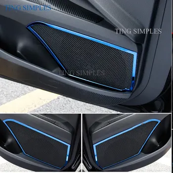 Auto Tabuli Dekoratívny Kryt pre Toyota Camry 2018 2019 2020 Modrá Nerezová Oceľ Materiál Interiéru auta Styling Príslušenstvo
