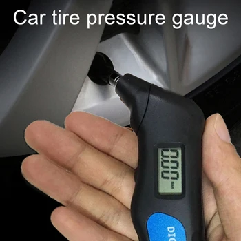 Auto tlaku v pneumatikách rozchod podsvietenie vysoko precízny digitálny displej sledovanie tlaku v pneumatikách vozidla meradlo tlaku vzduchu v pneumatikách