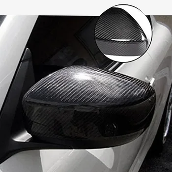 Auto Uhlíkových Vlákien Bočné Spätné Zrkadlo Pokrytie Čiapky Vonkajšie Príslušenstvo pre Infiniti G25 G35 G37 2008-2013