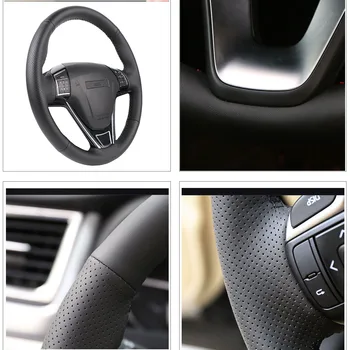 Auto volant opletenie pre Mazda 6 Atenza 2009 2010 2011 2012 2013 /Zákazku kožený volant, kryt