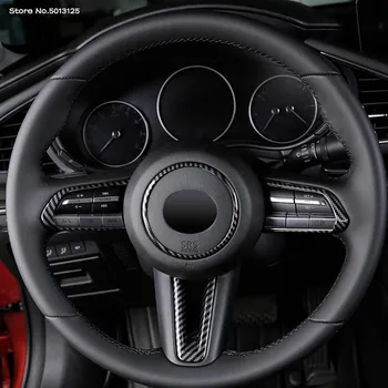 Auto Volant Prepnúť Tlačidlo Panel Kryt Výbava Rám Interiérové Dekorácie pre Mazda 3 Axela 2019 2020 2021 Auto Príslušenstvo