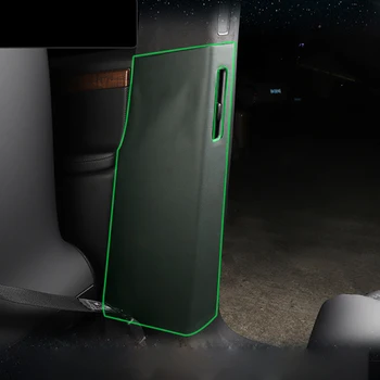 Auto Zadné Dvere Nálepky Pad batožinového priestoru Anti-kop Interiéru Kožené Chránič Upravené Dekorácie Pre Tesla Model X Auto Príslušenstvo