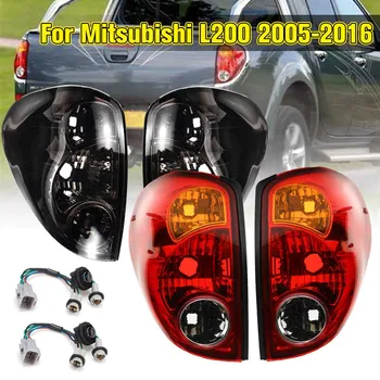 Auto zadné svetlá na Mitsubishi L200 Triton Colt 2005-2016 Vyzdvihnutie 1 Pár Zadné Lampy zadné Svetlá Brzdové S Drôtom Nahradenie Dymu