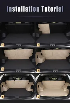 Auto Zadné Vodotesný Boot Custom Fit kufri rohože cargo Vložkou Pre Honda CR-V CRV 2007 2008 2009 2010 2011