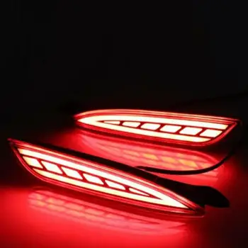 Auto Červené objektív Svetlo LED Zadný Nárazník Reflektor hmlové Svietidlo Pre Mazda 3 5 Mazda 6-2018