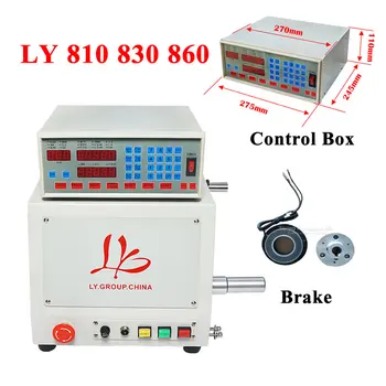 Automatické Cievky Navinuté Vinutia Stroj LY 810 830 860 Bežné Použitie Ovládací Box Originál s Brzdou Funkcia Tool Kit