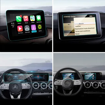 Automobilová GPS Navigácia Screen Protector pre Mercedes W246 W176 W177 W213 X156 W117 C117 E GLA CLA Triedy Chrániť Film Príslušenstvo