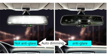 Automobily auto zrkadlo, Automatické Stmievanie Spätného Zrkadla Anti-Glare vnútorné zrkadlo so špeciálnym Držiakom na Toyota, Honda a pod styling