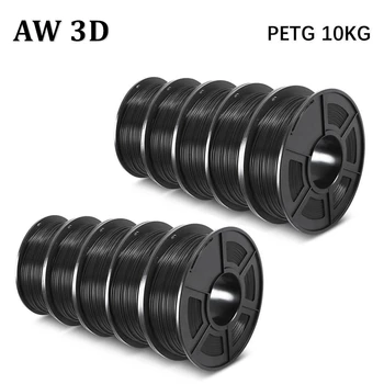AW 3D PETG Vlákna 10 Rožkov 3D Tlačiarne petg vlákna 10 kg 1.75 mm Priemer Tolerancie 0,02 mm Eco-friendly Vysokou Tuhosťou Materiálu