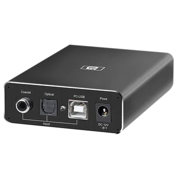 AYINO MINI DA550 2.0 MINI HIFI Optického Vlákna Koaxiálny USB DAC Dekodér 24BIT/192Khz DAC Slúchadlá audio Dekodér zosilňovače