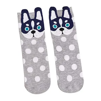 AZUE Ženy Zimné Ponožky Roztomilý Zvierat Vzor Zábavné Ponožky Teplé Spánku Ponožky 5 Pack