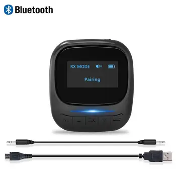 B36 Bluetooth 5.0 Audio Vysielač, Prijímač OLED Displej Aptx LL 3.5 mm AUX Jack RCA Adaptér Bezdrôtovej siete Pre TELEVÍZNE Auto POČÍTAČ Slúchadlá