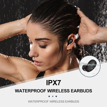 B6 IPX7 Nepremokavé headset bluetooth Bezdrôtové Slúchadlá TWS Športové Slúchadlá 5.0 Podporu Aptx/AAC 45h Hracieho Času Pre iOS/Android