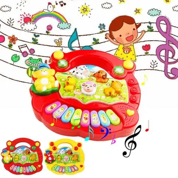 Baby Deti Hudbu, Hudobné Nástroje, Hračky Vývojovej Farma Zvierat Klavír Intenzita Zvuku Vzdelávacie Hračky Pre Deti, Deti Darček