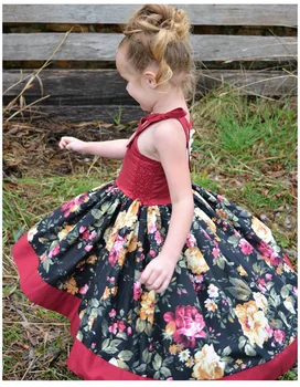 Baby Dievčatá Šaty Strany Tull Princezná Sprievod Kvetinové Šaty Princezná Sprievod strany narodeniny formálne šaty baby girl