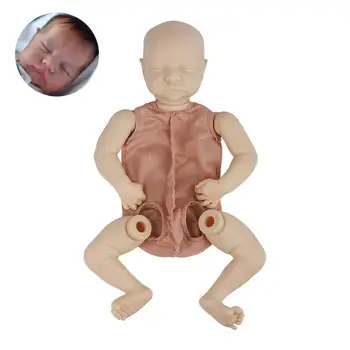 Baby Doll 28 Palcov Realisticky Novorodenca Roztomilé Dieťa Vinyl Nevyfarbené Nedokončené Bábika Časti DIY Prázdne Bábika Auta