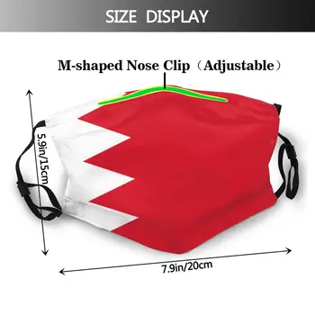 Bahrajn Vlajka Tvár Msak S Filtrom
