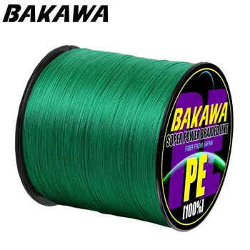 BAKAWA 300M 8 Prameňov 8 Prameňov Japonsko Pletená vlasec Multifilných Pletená pre Kaprov Rybolovu