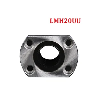 Balenie 1 ks LMH20UU 20 mm Elipsy Príruby Typ CNC Lineárny Pohyb Priechodky, Guľôčkové Ložisko