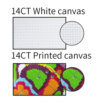 Balerína 14CT 11CT Počíta Pečiatkou DMC Bavlnenej Nite Vytlačené Plátno Ručne Cross Stitch Výšivky Súpravy DIY Vyšívanie, Remeslá