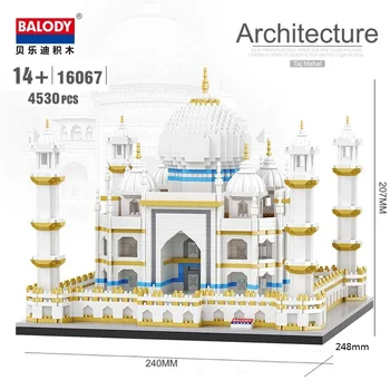 Balody Mini Bloky 4530pcs Architektúry Tehly India Hrad Modelu Vzdelávacích Hračiek Juguetes Deti, Darčeky pre Dieťa 16067