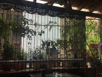 Bambusové rolety, okenné rolety, zatmenie rolety, tlačené curtain shutter opony pre Čajový Dom v hostiteľskej Rodine