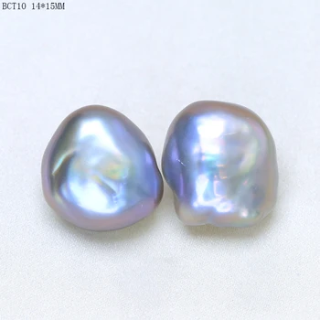 BaroqueOnly 10-20 mm čistý povrch nepravidelný baroková perla perly prírodné sladkovodné fialová pearl pre diy šperky macking BCT -