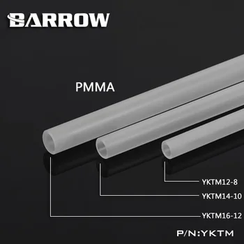 Barrow YK1208/YK1410/YK1612, 500mm Transparentné Akrylátové Pevného Potrubia, Vysoká Kvalita 8*12mm/10*14 mm/12*16 mm Vodné Chladenie Pevného Rúry