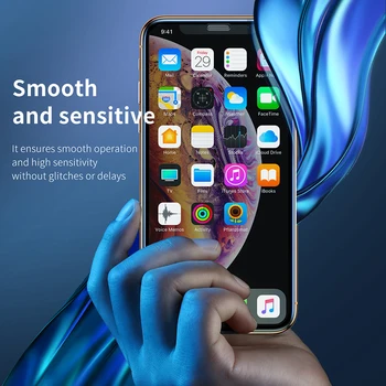 Baseus 0,3 mm protiprachová Screen Protector Pre iPhone Xs Max Xr X S R Soft Edge Ochranné Kalené Sklo Fólia Pre iPhone Xsmax Xs