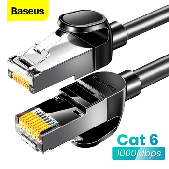 Baseus Kolo Ethernetový Kábel Cat 6 Lan Kábel CAT6 RJ 45, Sieťový Kábel 15m/10m/5m Patch Kábel pre Notebook Router RJ45 Internet Káblom