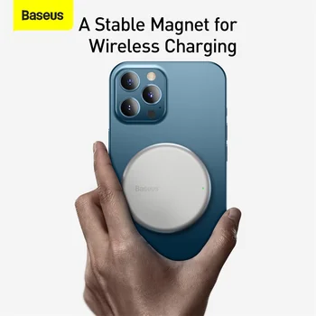 Baseus Magnetické Bezdrôtová Nabíjačka Pre iPhone 12 Pro Mini Nabíjačka S Typ-C Kábel Rýchlo Nabíjačka Pre iPhone 12 Mini