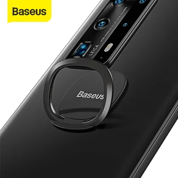 Baseus Ultra Slim 2.1 mm Telefón Prst Krúžok Držiak Univerzálny Stolný Držiak Pre iPhone Samsang Pre Magnetické Auto Držiaka Telefónu
