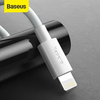 Baseus USB Kábel na iPhone 11 11 Pro 8 X Xr 2.4 Rýchle Nabíjanie Kábel USB Sync Dátový Kábel, Nabíjačka Telefónu Kábel Drôt, Kábel, Sada 2 ks
