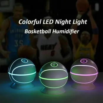 Basketbal Zvlhčovač USB Arómu esenciálneho Oleja Difúzor Ultrazvukové v Pohode, Hmla Čistička Vzduchu LED Nočné svetlo Office Home