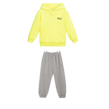 Batoľa Dievča Chlapci Dizajnér Oblečenie Set sa Hoodies Sweatershirt Jeseň Zima s Kapucňou+Nohavice 2ks Deti Boutique Oblečenie Veľkoobchod