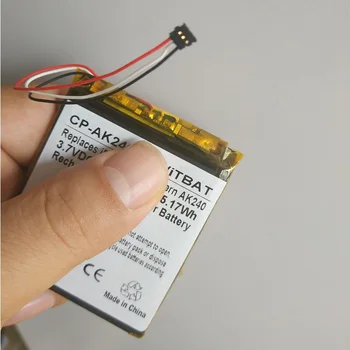Batérie pre iRiver Astell & Kerna AK240 Hráč Nové Lítium Polymérová Nabíjateľná Akumulátor Pack Nahradenie 3,7 V 4100mAh Sledovať Kód