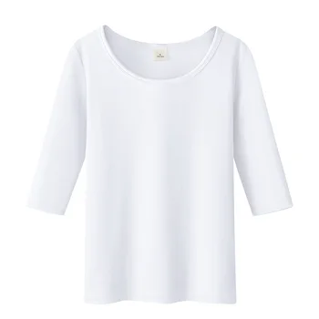 Bavlna Ženy T-shirt O-krku Krátky Rukáv ženy tričko Všetkých zápas Lady Top Čierna Biela Šedá Žltá Shir