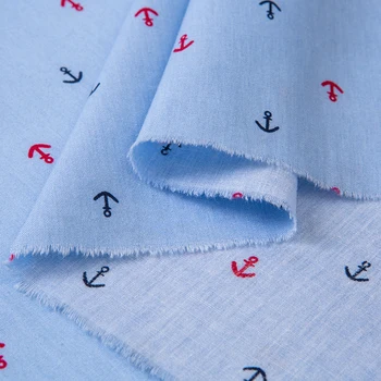Bavlnenej tkaniny pre detské tričko Kotvy tlač Keper Handričkou high-grade bábika handričkou, Aby Posteľnú Prikrývku, ručne vyrábané Dekorácie