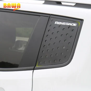BAWA Auto Samolepky pre Jeep Renegade 2016-2017 Zadné Trojuholníkové Sklenené Dekorácie Výbava Príslušenstvo Nálepka pre Jeep Renegade