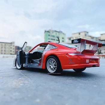 Bburago 1:24 Porsche 911 GT3 RSR racing edition lejacích zliatiny model auta, Zbierka Hračiek nástroje darček pôvodné povolenie