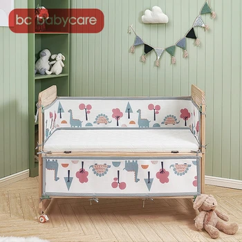 BC Babycare Batoľa Lôžko Nárazníky Zvieratá Tlač Priedušná Zahustiť Oka Nárazníka Postieľky Chránič Postieľka Novorodencov posteľná bielizeň Nastaviť Izba Dekor
