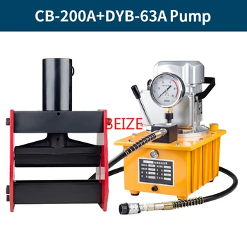 BEIZE CB-200A Hydrauilc Prepojovacia Bender Medi Ohýbanie Nástrojom pre 12 mm max list, platný pre AL/ Cu plechu