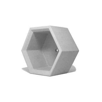 Betónové kvetináče formy Silikónové gumy formy Hexagon Geometrické kvetináč formy kremíka plesní
