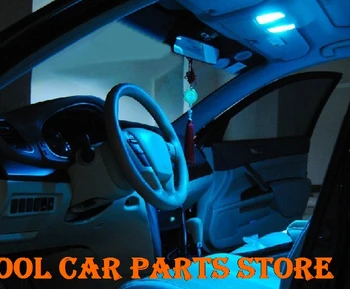 Bez chýb Ice Blue 14 Interiérové LED Svetla Kit Pre Audi A4 S4 RS4 B8 2008-